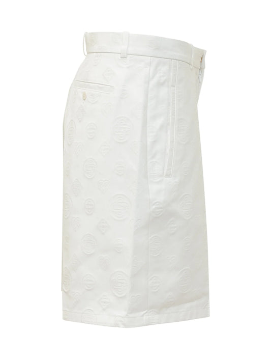 Casablanca Motif Monogram Shorts