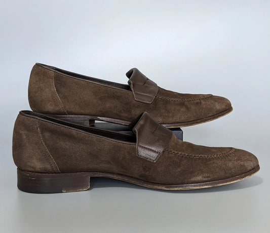 John Lobb Mens Brown Suede (Pre Owned)