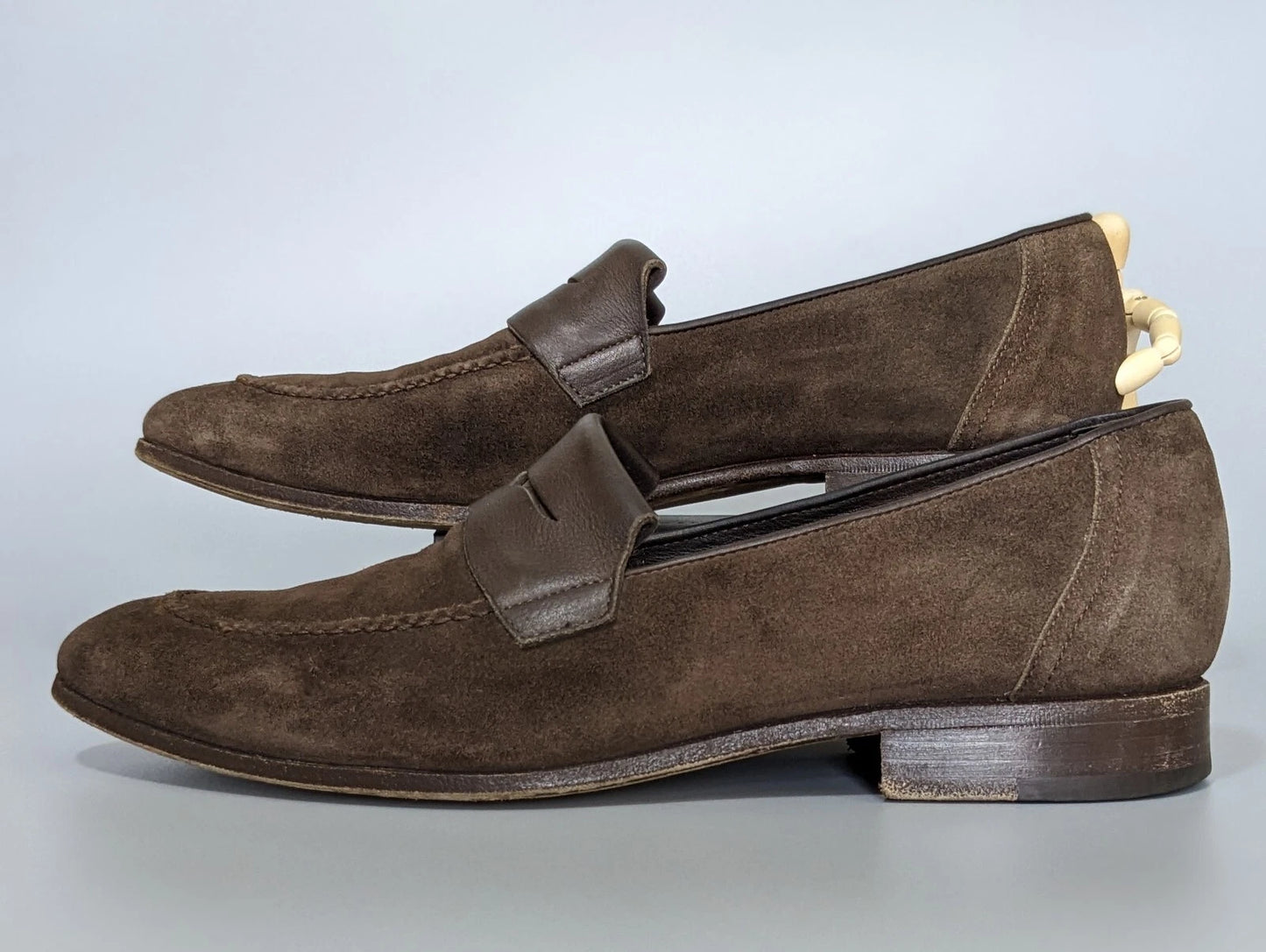John Lobb Mens Brown Suede (Pre Owned)