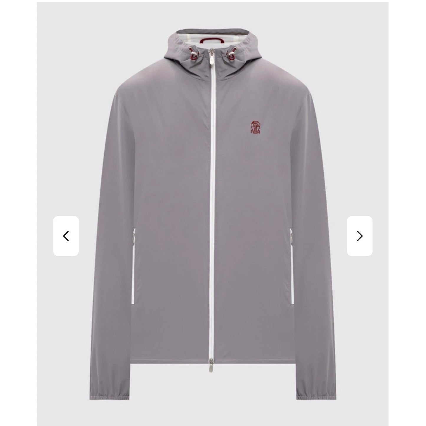 Brunello Cucinelli Mens Grey Hooded ( Like New )