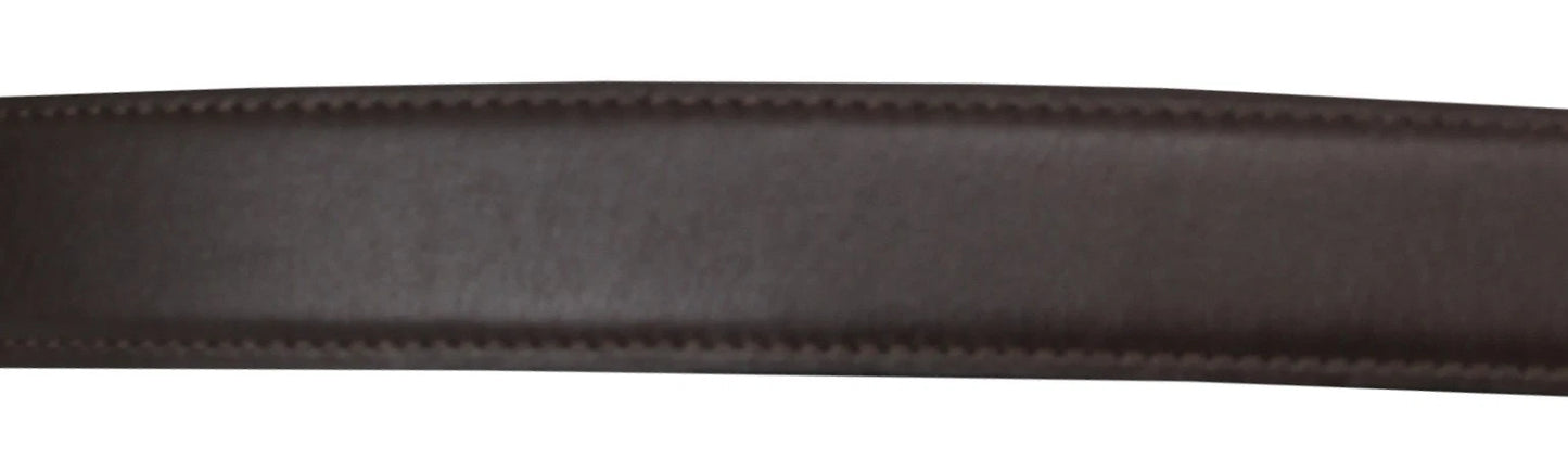 John Lobb Dark Brown Calf Leather Belt